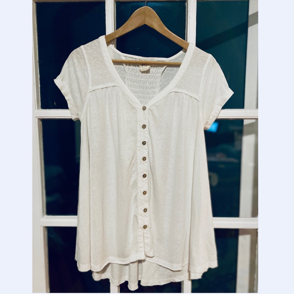 White Crow Babydoll Boho Blouse. XS. Excellent Condition.